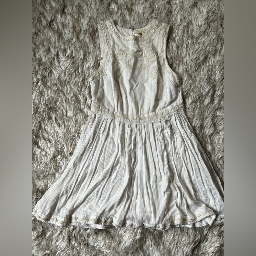 Free People White Boho Dress